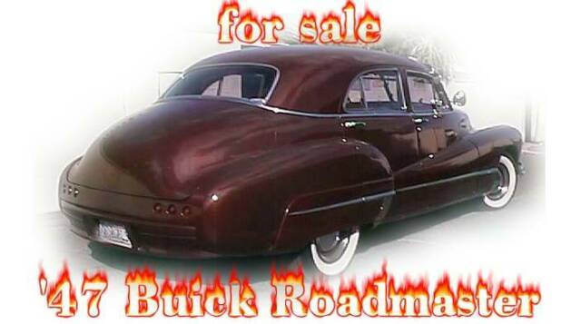 1947 buick roadmaster - 50's style custom