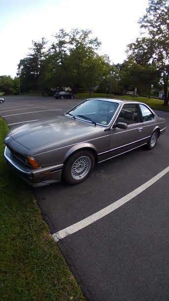 1988 bmw 635 csi *automatic transmission* silver w/leather interior *175 k miles