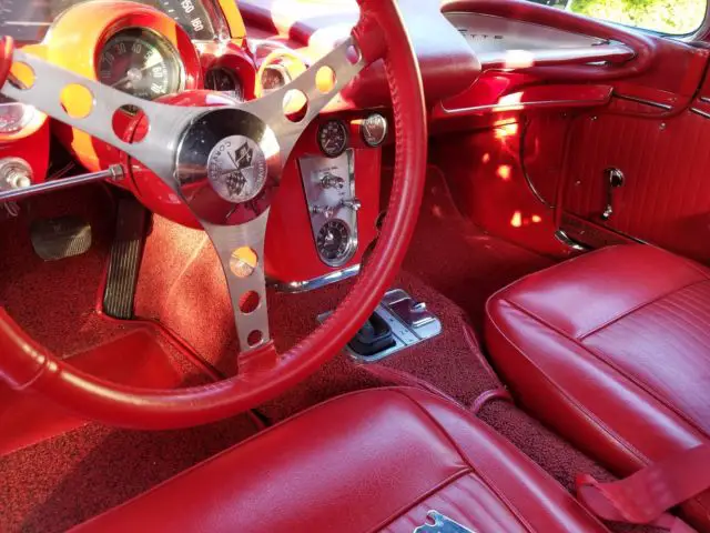 1962 corvette,frame on restoration
