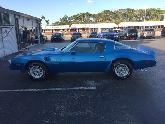 1978 pontiac trans am 48,180 miles blue 6.6l automatic