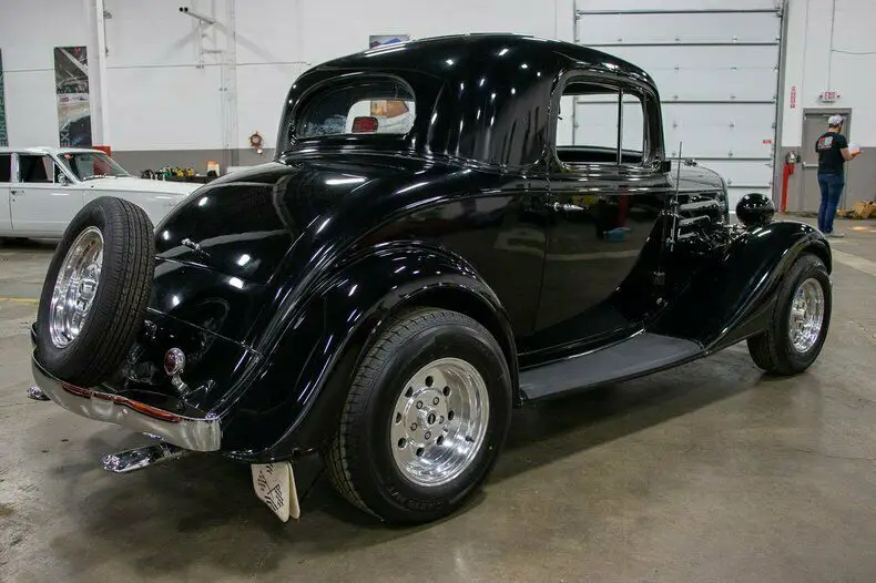 1934 chevrolet standard 3 window coupe 54960 miles black 265ci v8 automatic
