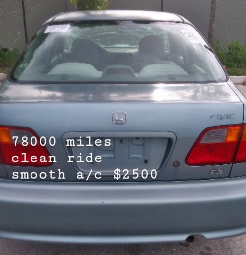 2000 honda civic ex for sale in florida by owner