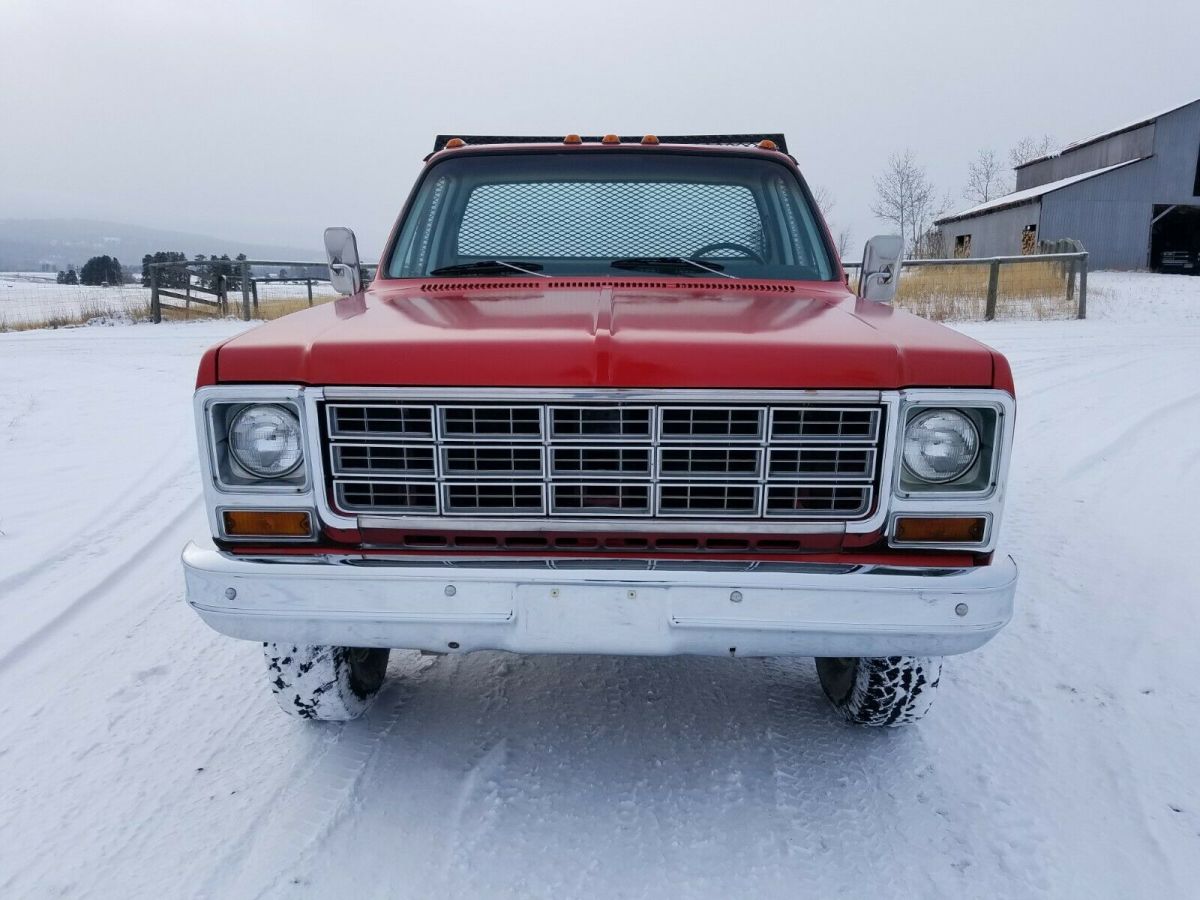 1979 gmc k35 1-ton 4x4 dually squarebody pickup truck. clean square body flatbed