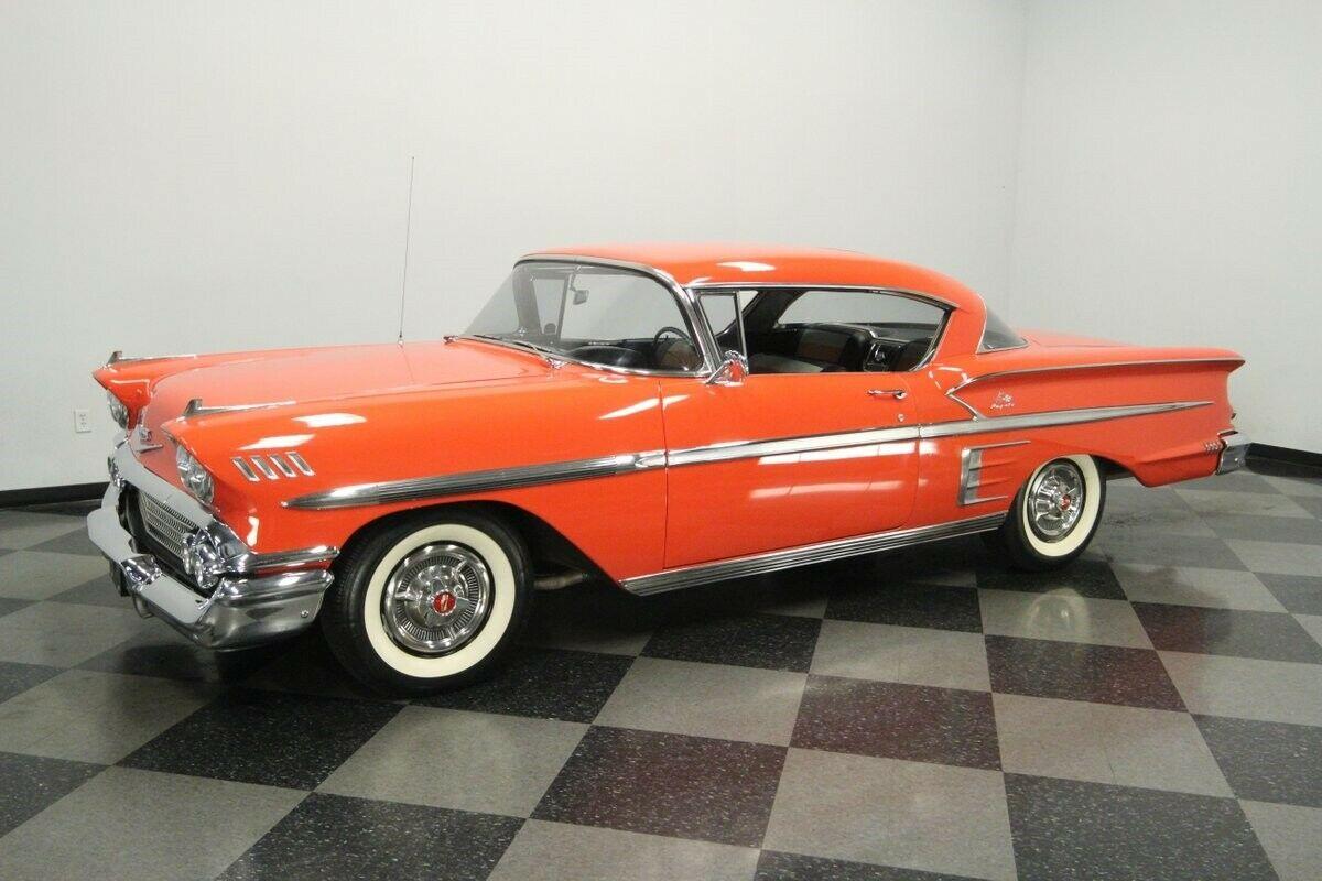 1958 chevrolet impala 350 v8 th350 auto bright red 95245 miles