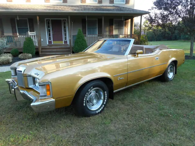 1973 mercury cougar xr-7 conv original paint with 67,391 2 owners rust free car