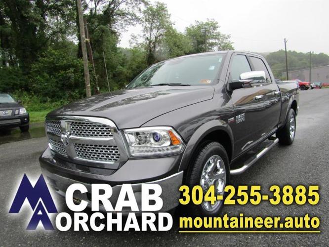 2018 ram ram pickup 1500 laramie 4x4 laramie 4dr crew cab 6.3 ft. sb pickup for sale in beckley, west virginia