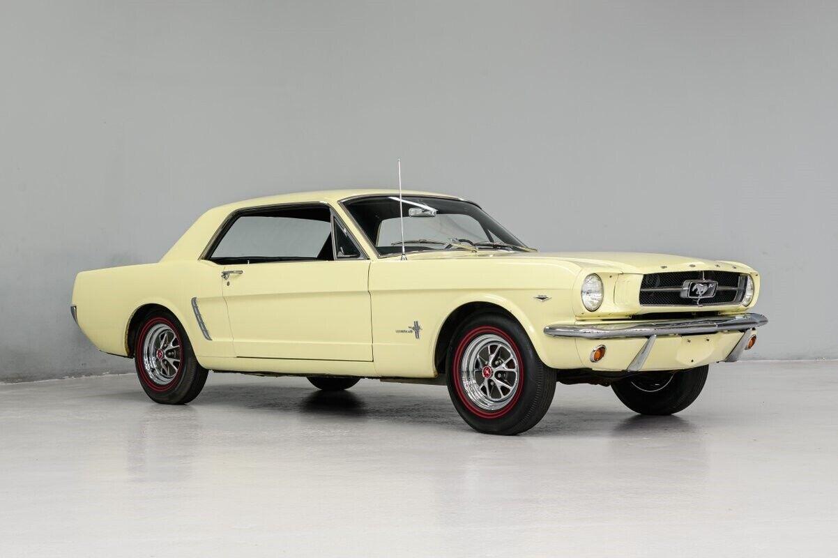 1965 ford mustang 9535 miles springtime yellow coupe 289ci 9535 miles