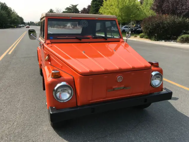 orange volkswagen thing with 18,179 miles available now!