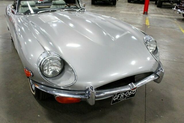1970 jaguar xke 17309 miles silver/black 4.2l 6cyl manual