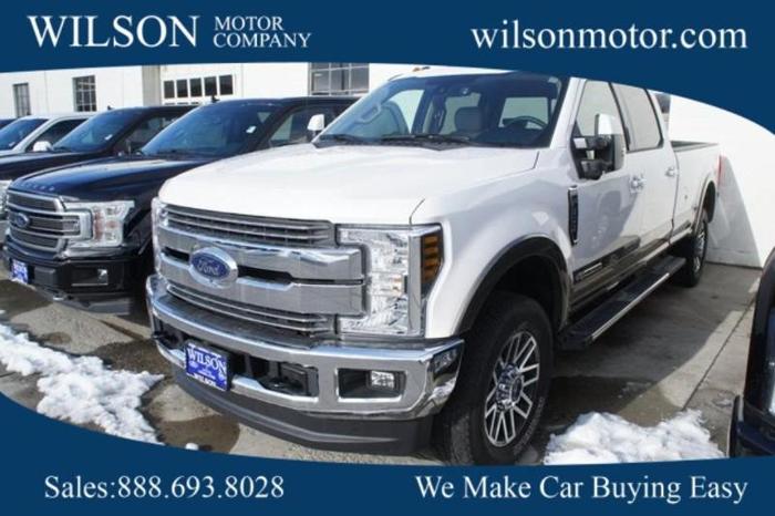 2018 ford f-350 super duty lariat 4x4 lariat 4dr crew cab 6.8 ft. sb srw pickup for sale in logan, utah