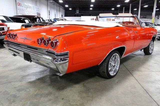 1965 chevrolet impala 8699 miles orange coupe 327 v8 automatic