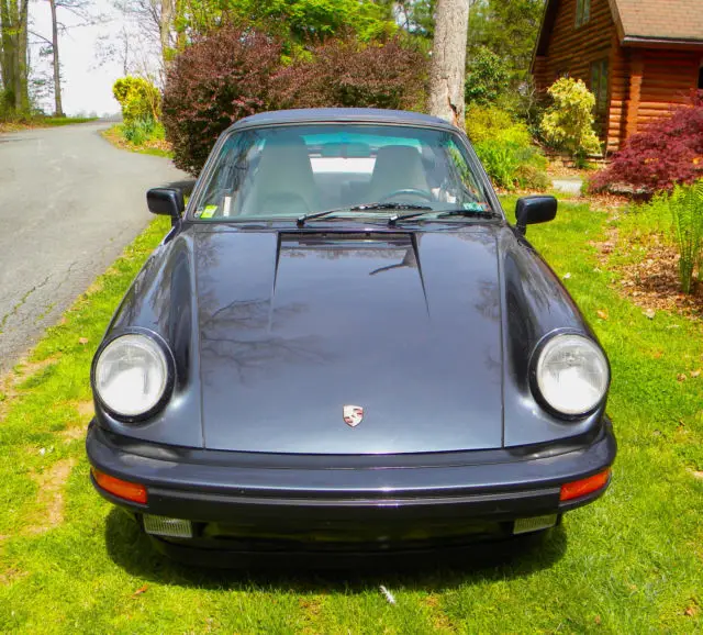 1987 911 carrera cabriolet, 5-speed, marine blue
