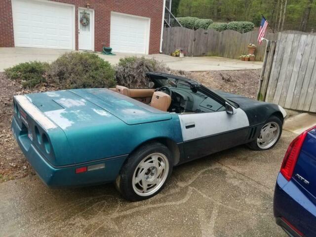1990 chevrolet corvette convertible (project)
