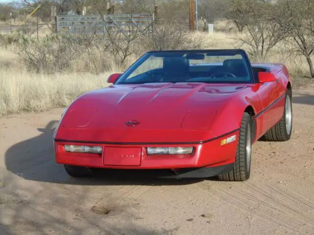 1990 corvette convertible, low millage, only 58000