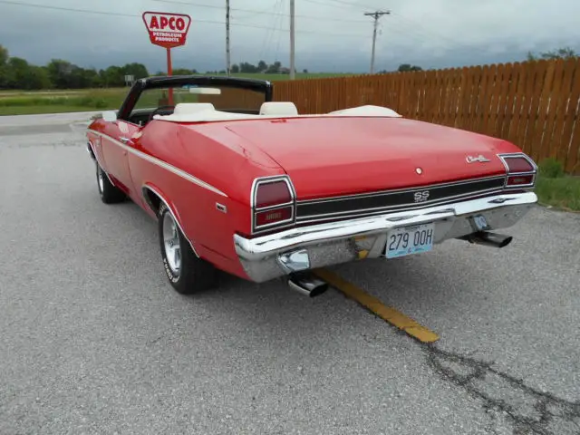 1969 chevelle convertible ss 396, 4-speed