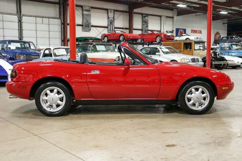 1991 mazda miata 14748 miles red convertible 1.6l l4 5-speed manual