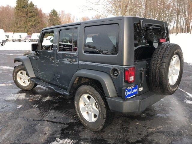 certified 2016 jeep wrangler 4wd unlimited sport kingsville, oh 44048 for sale in kingsville, ohio