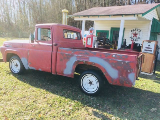 1957 ford f100 / y-block 3 speed / shop truck / rat hot street rod