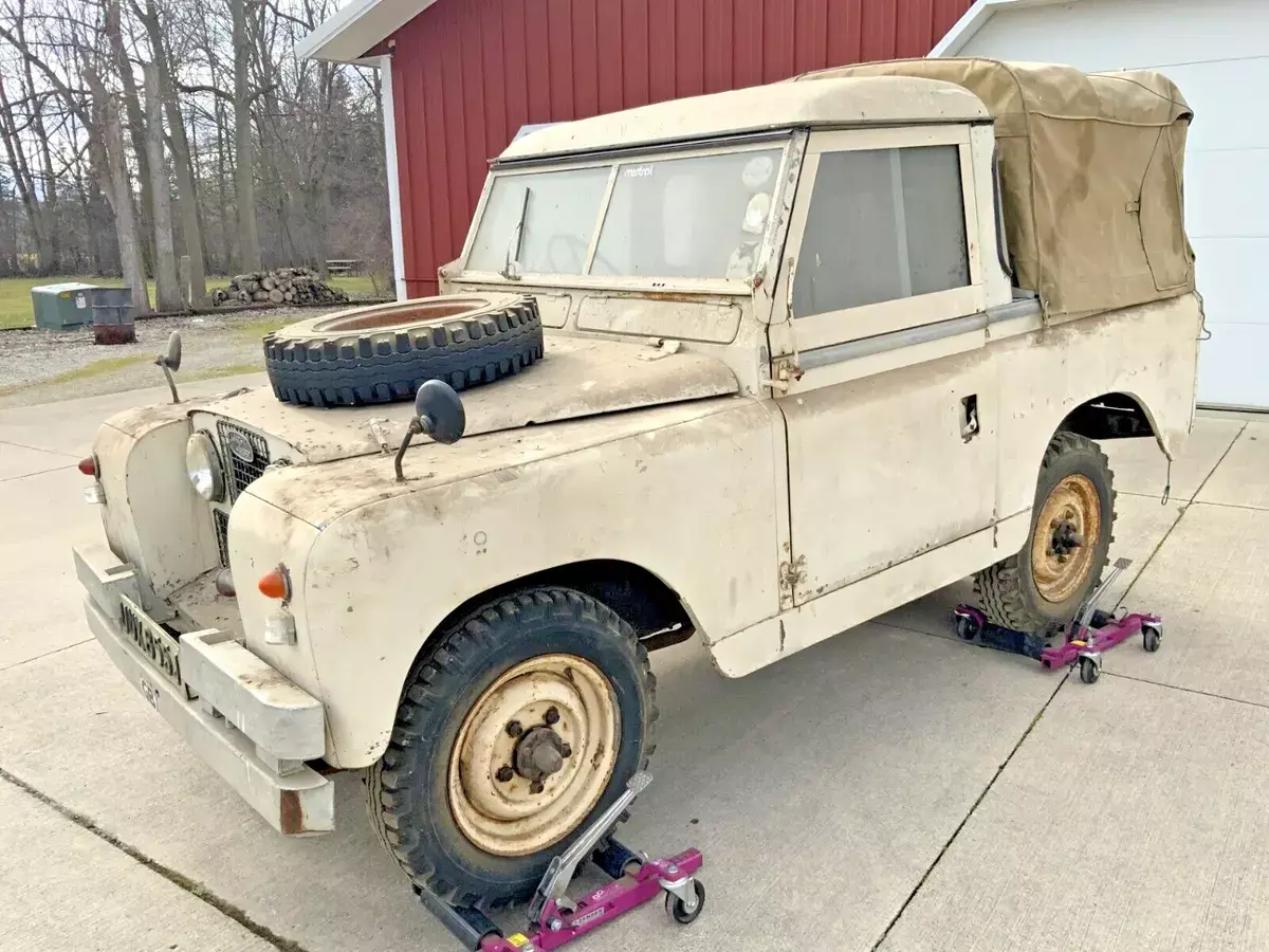 british land rover series iia pickup 1962 barn-find survivor project