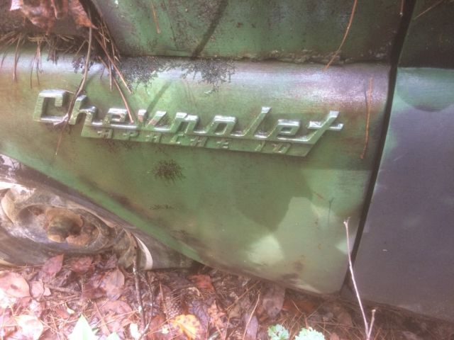 1961 chevrolet c10 apache pickup truck manual estate sale
