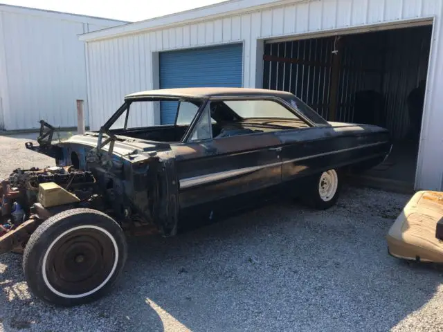 1964 galaxie z code - factory raven black - rust free arizona car