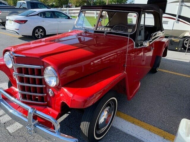 1950 jeep willys jeepster manual convertible top and removable windows