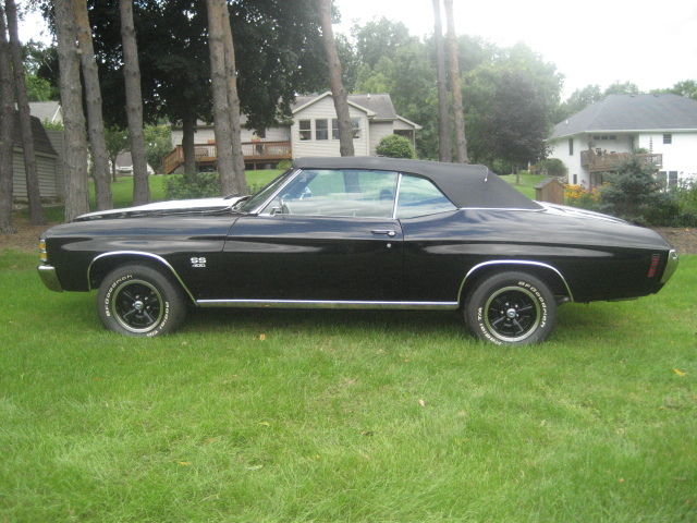 1971 chevrolet chevelle ss convertible - 402 big block - auto - restored - nice