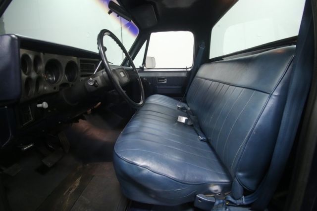 1987 chevrolet c10 5247 miles dark blue pickup truck 350 v8 automatic