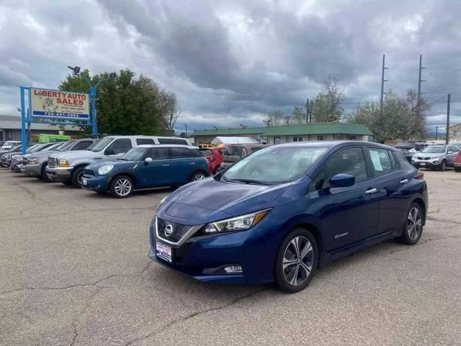 2018 nissan leaf s hatchback 4d in longmont, colorado