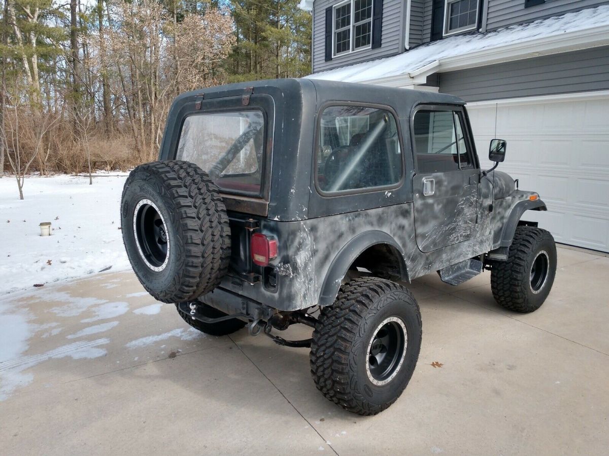1985 jeep cj7 suv grey 4wd manual cj7