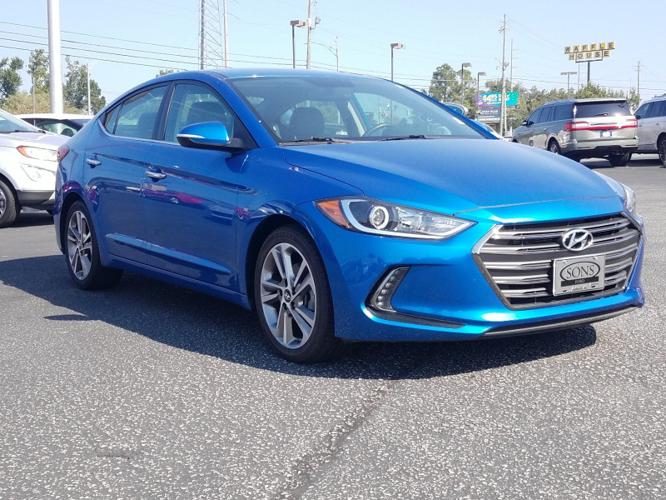 used 2017 hyundai elantra limited sedan auburn, al 36832 for sale in auburn, alabama