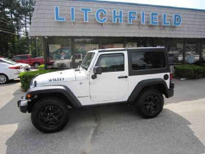 used 2016 jeep wrangler 4wd 2dr in litchfield, ct