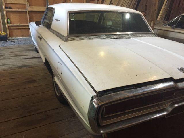 1966 (2) ford thunderbird town hardtop 1 is q code 428 a/c (1 price 2 cars)