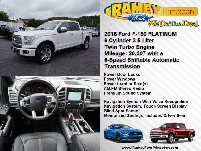 2016 ford f-150 platinum 4x4 platinum 4dr supercrew 5.5 ft. sb for sale in elgood, west virginia