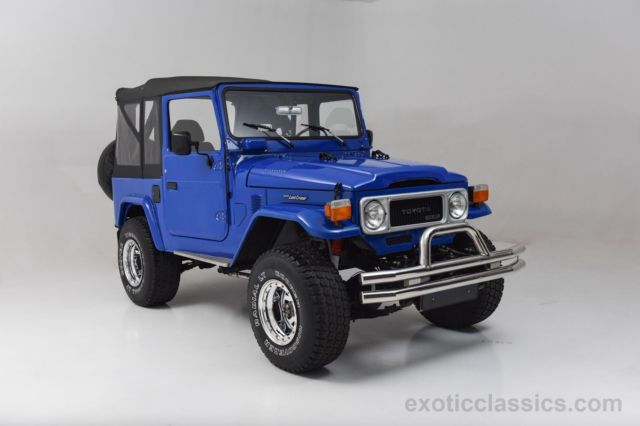 1978 toyota fj40 - low mileage, convertible, euro market fj, diesel!