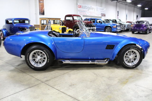 1966 shelby ac cobra replica 2727 miles blue roadster 350 v8 l98 automatic