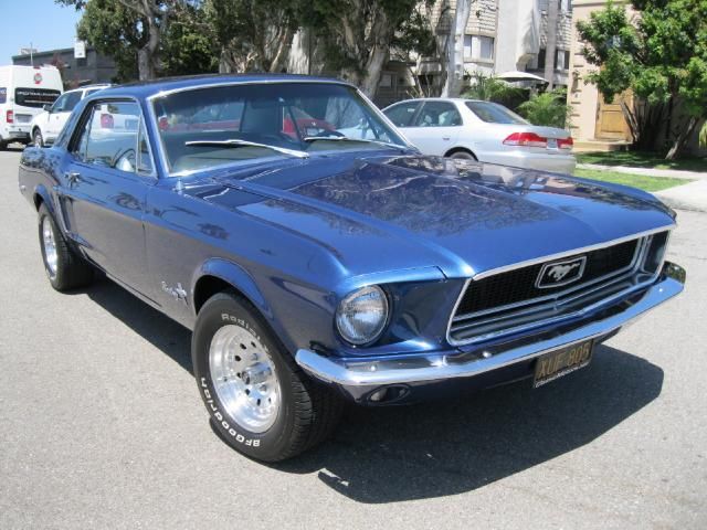 1968 ford mustang coupe acapulco blue