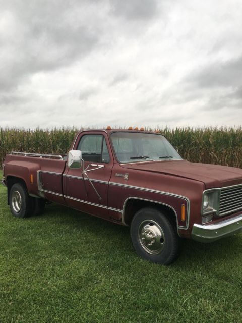 1978 chevy c30 dually pickup 1 ton good mechanical, good restoration project