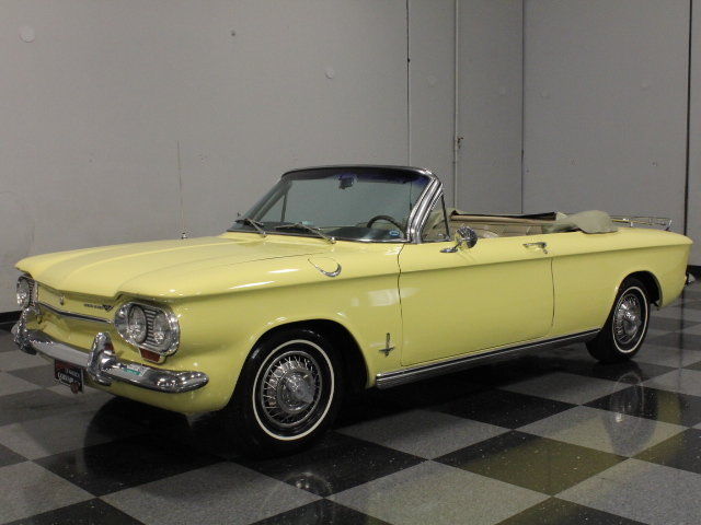 all-stock monza convertible, flat 6, powerglide auto, runs & drives great!!