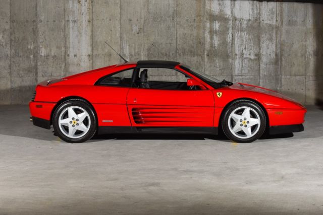 1990 ferrari 348 ts 13862 miles rosso corsa manual