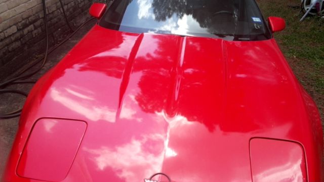 1994 red chevrolet corvette 6 speed manual