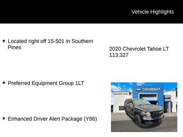 2020 chevrolet tahoe lt