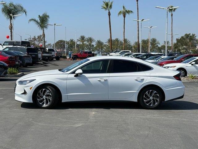 2021 hyundai sonata hybrid blue