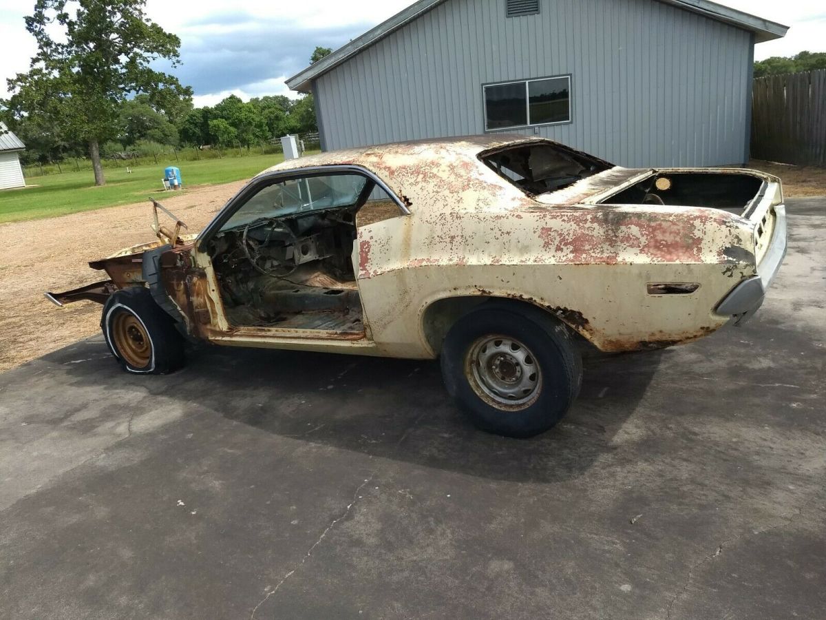 1970 dodge challenger body 340 h code 4 speed no title has vin tag and