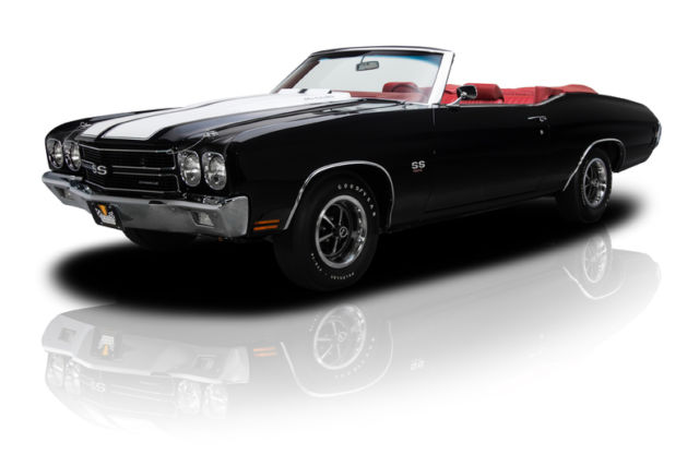 restored chevelle ss convertible 454/450 hp ls6 m22 4 speed 12 bolt 3.31 ps pb