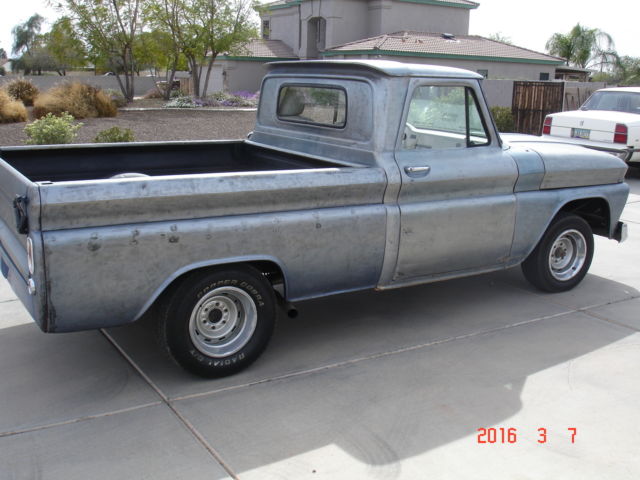 64 1964 gmc 1000 chevy c10 custom 65 66 short bed patina rat rod chevrolet nice