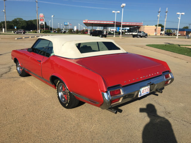 1971 oldsmobile cutlass supreme base 5.7l | red, great condition, garage kept!