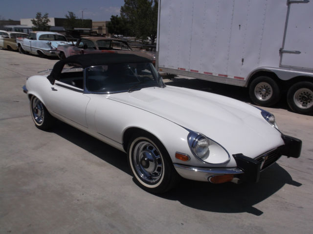 1974 jaguar xke series iii roadster v12 5.3 litre 4 speed manual transmission
