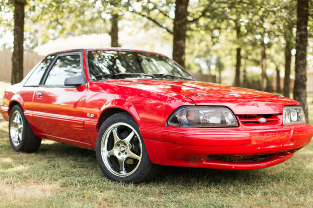 1993 ford mustang lx notchback foxbody 347 stroker w/ extras no reserve