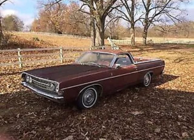 1968 ford ranchero base. great restoration project!